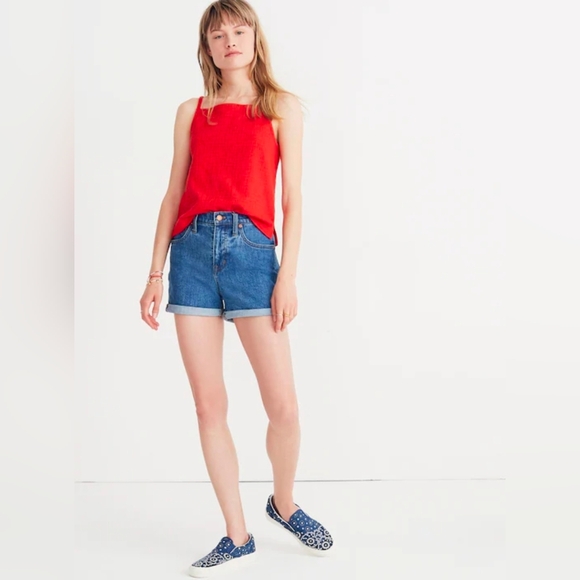 Madewell Pants - Madewell Red Apron Tank